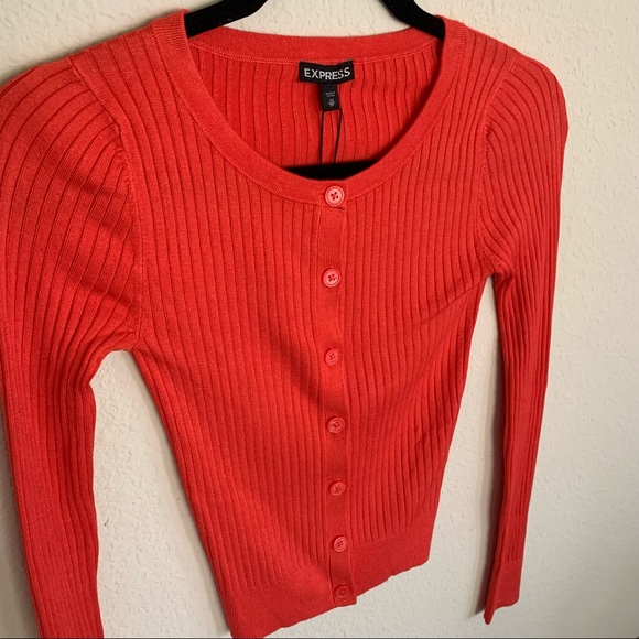 NWT Express Ribbed Knit Cardigan - Picture 5 of 7